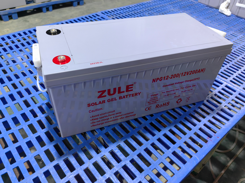 12V 200AH Batería coloidal solar: almacenamiento de energía de alta capacidad para sistemas solares fuera de la red y energía de respaldo