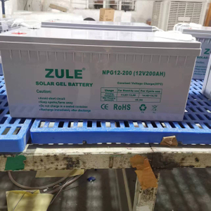 VRLA Mantenimiento - Batería sellada sin plomo - Ácido AGM 12v 200ah para almacenamiento de energía solar