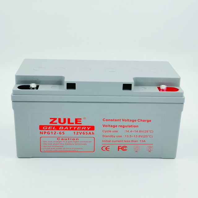 VRLA GEL Batería AGM12V 65AH Solar Use el ciclo profundo para el almacenamiento solar