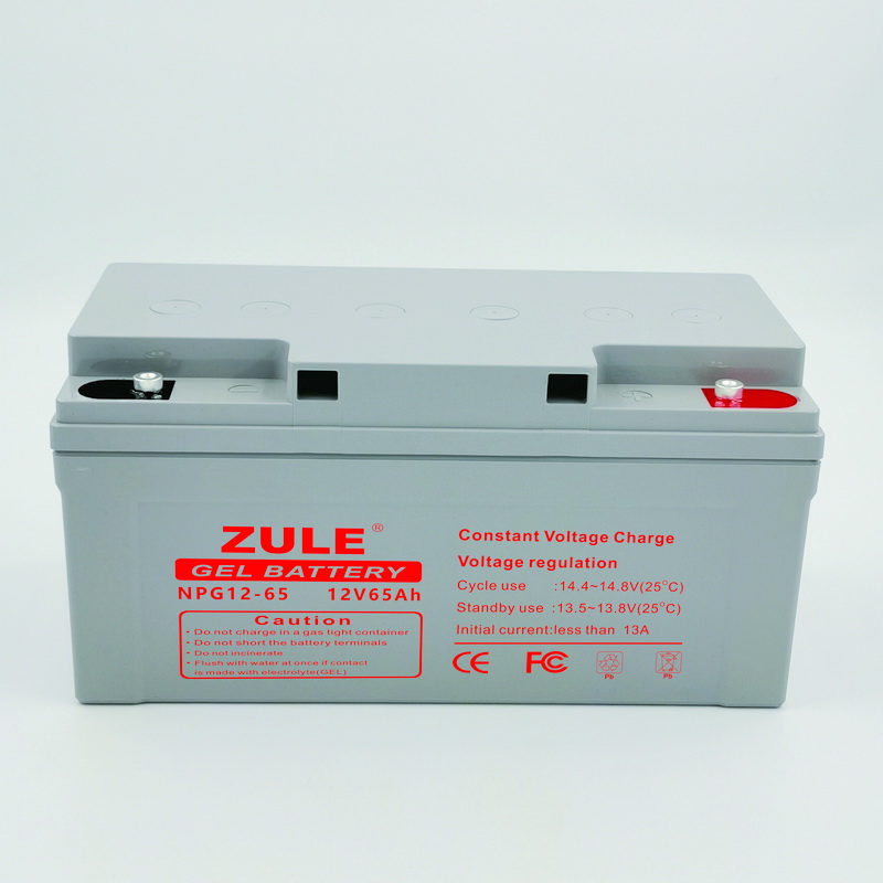 VRLA GEL Batería AGM12V 65AH Solar Use el ciclo profundo para el almacenamiento solar