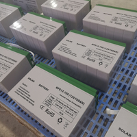 Batería de plomo ácido de ciclo profundo y sin mantenimiento de 12 V y 100 Ah: almacenamiento de energía solar de alta capacidad y respaldo de energía ininterrumpida de UPS