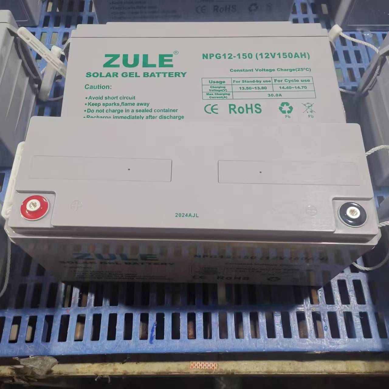 batería con energía solar
