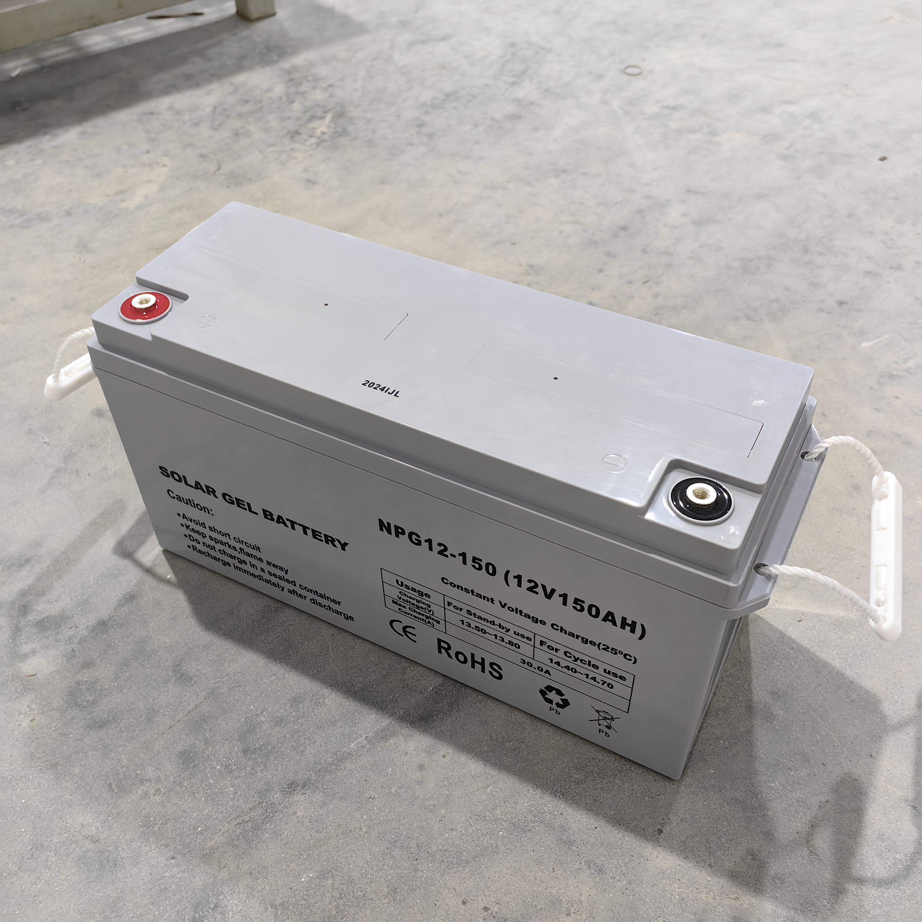 Batería de plomo-ACID regulado por válvula de 12V 150AH (VRLA) para aplicaciones solares fuera de la red