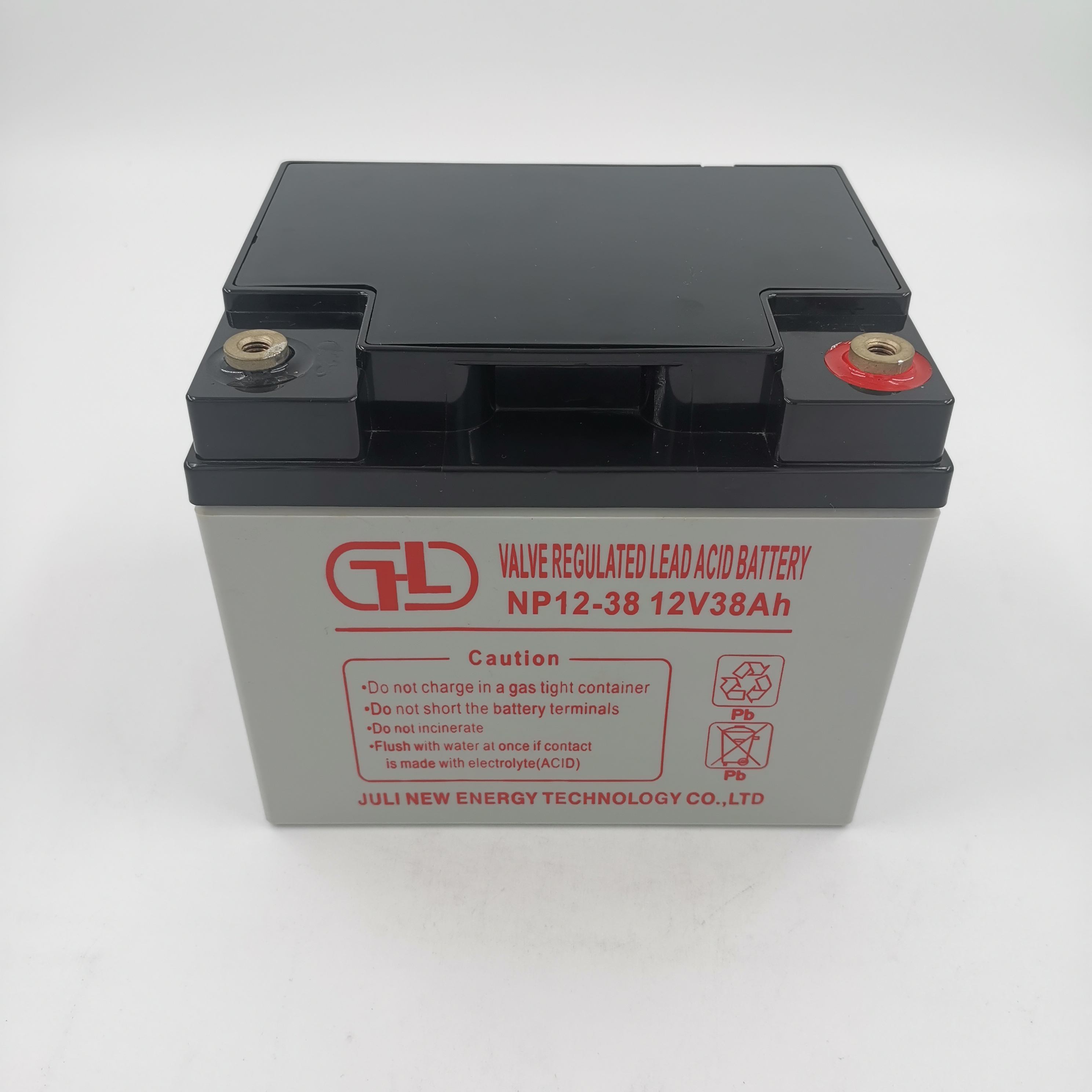 Precio barato, buena calidad, batería de plomo sellada 12V38Ah con respaldo de energía