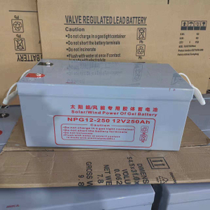 Una batería de almacenamiento de energía doméstica segura, eficiente y de larga vida de 12 V250AH para ingeniería solar fotovoltaica