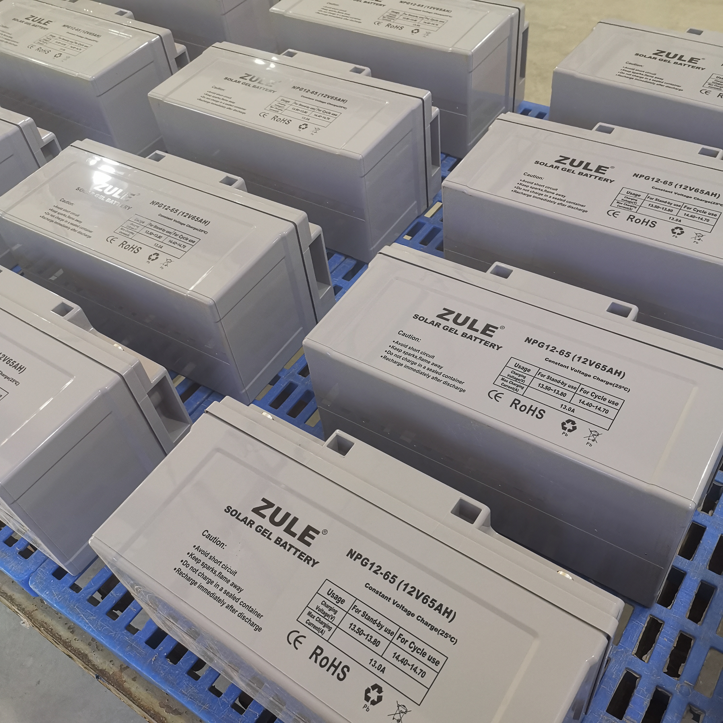 Batería de generación de energía del sistema fotovoltaico 12V65AH, sistema de almacenamiento de energía doméstico Sistema fuera de la red batería