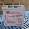Batería solar de gel de alta calidad Batería de almacenamiento de energía de 12V24Ah Sistema fotovoltaico Sistema de suministro de energía para el hogar Batería de larga duración, segura y estable