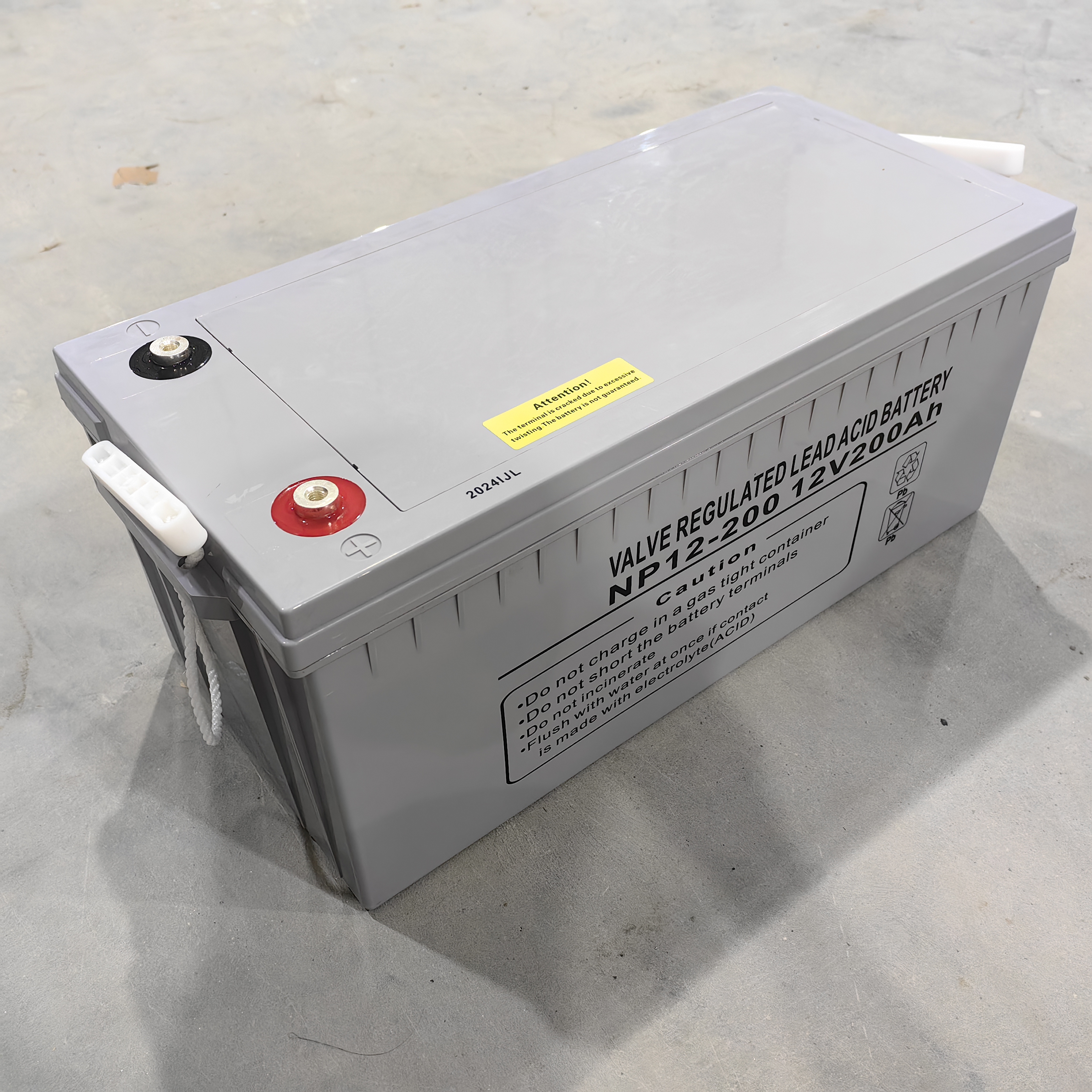 Sistema de almacenamiento de energía para el hogar, batería de almacenamiento AGM segura y resistente a terremotos, baterías 12v200ah VRLA