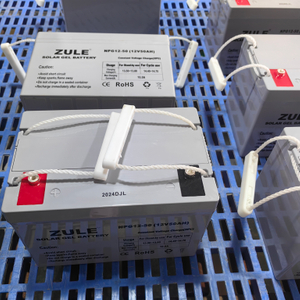 Batería de gel solar de ciclo profundo 12V50AH: fabricante directo para sistemas de almacenamiento de energía residencial, construida para climas hostiles, bienvenida ODM