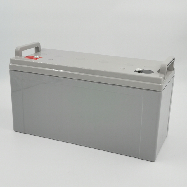 Batería de gel de energía solar de 12 voltios y 120 Ah: batería recargable de larga duración para inversores solares, caravanas y configuraciones domésticas fuera de la red