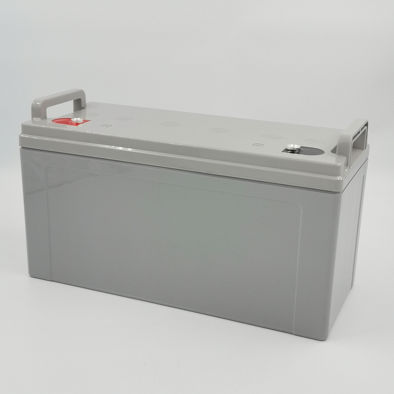 Batería de gel de energía solar de 12 voltios y 120 Ah: batería recargable de larga duración para inversores solares, caravanas y configuraciones domésticas fuera de la red