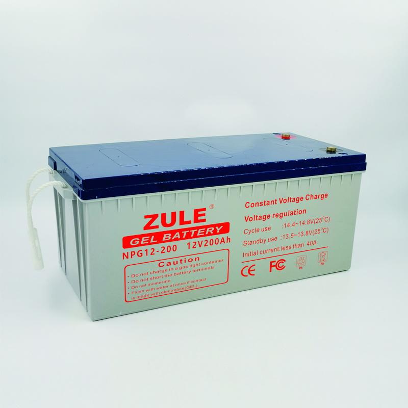 Fabricante de venta directa de batería de gel de ciclo profundo 12V200ah para sistema de almacenamiento de energía solar y energía de respaldo