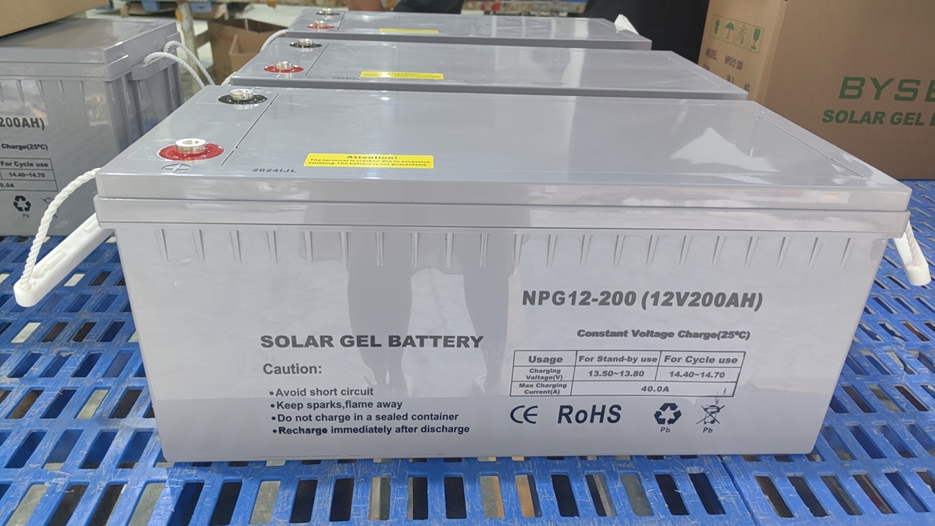 Sistema de almacenamiento de energía para el hogar, batería de almacenamiento AGM segura y resistente a terremotos, baterías 12v200ah VRLA