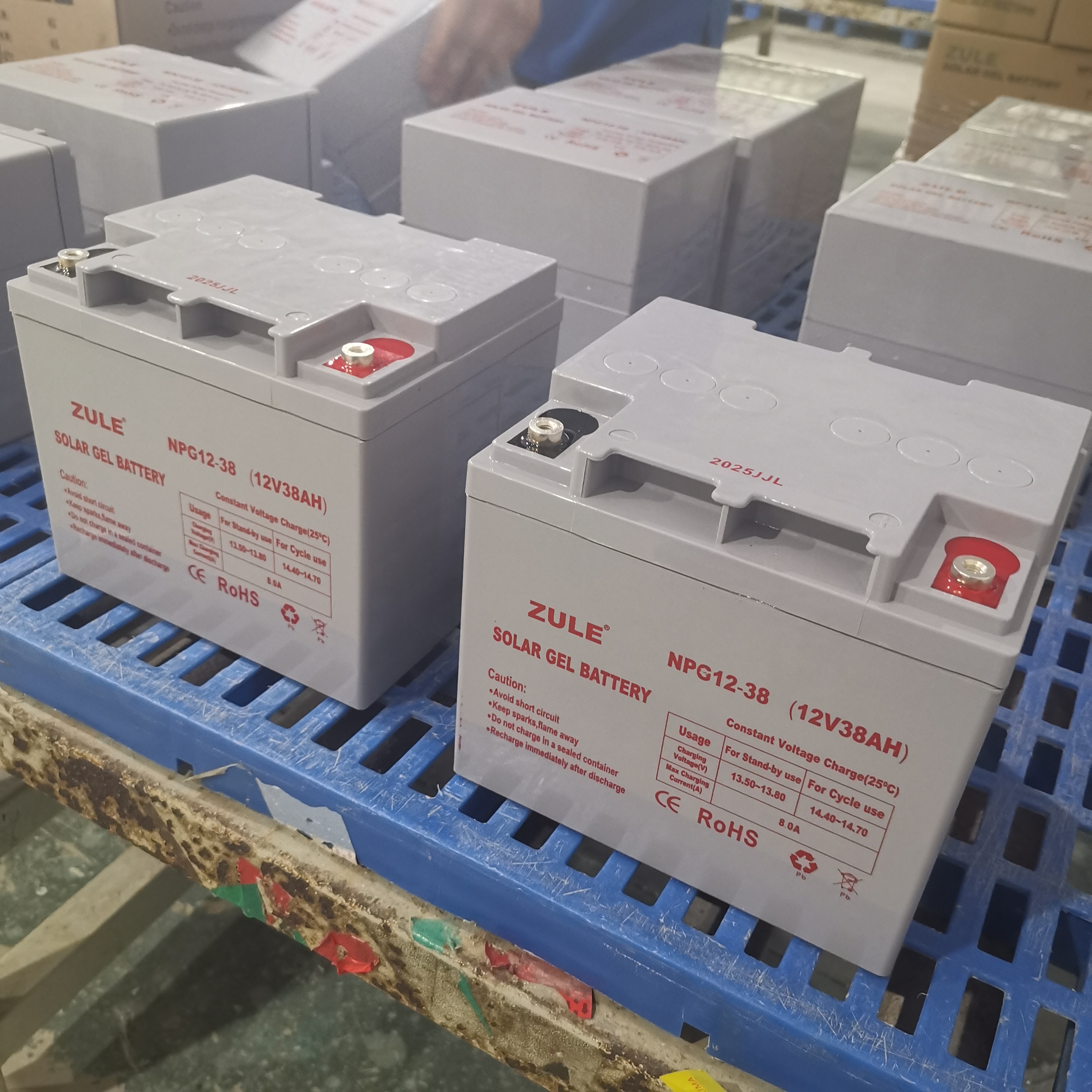 Descarga profunda Batería de gel sellado de células solares 