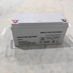 Batería de plomo-ACID regulado por válvula de 12V 150AH (VRLA) para aplicaciones solares fuera de la red