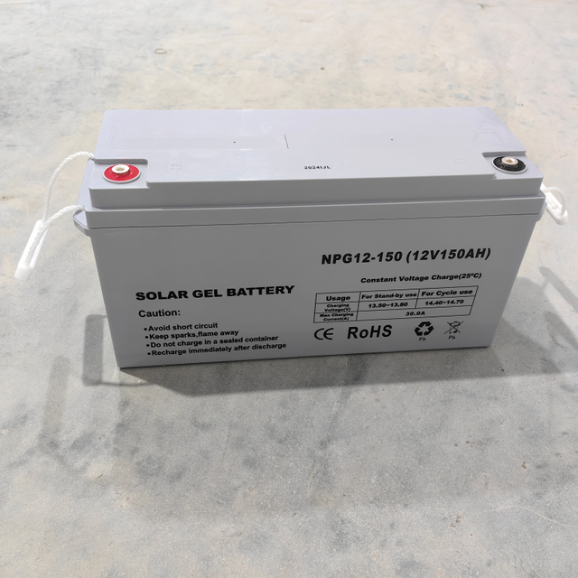 Batería de plomo-ACID regulado por válvula de 12V 150AH (VRLA) para aplicaciones solares fuera de la red
