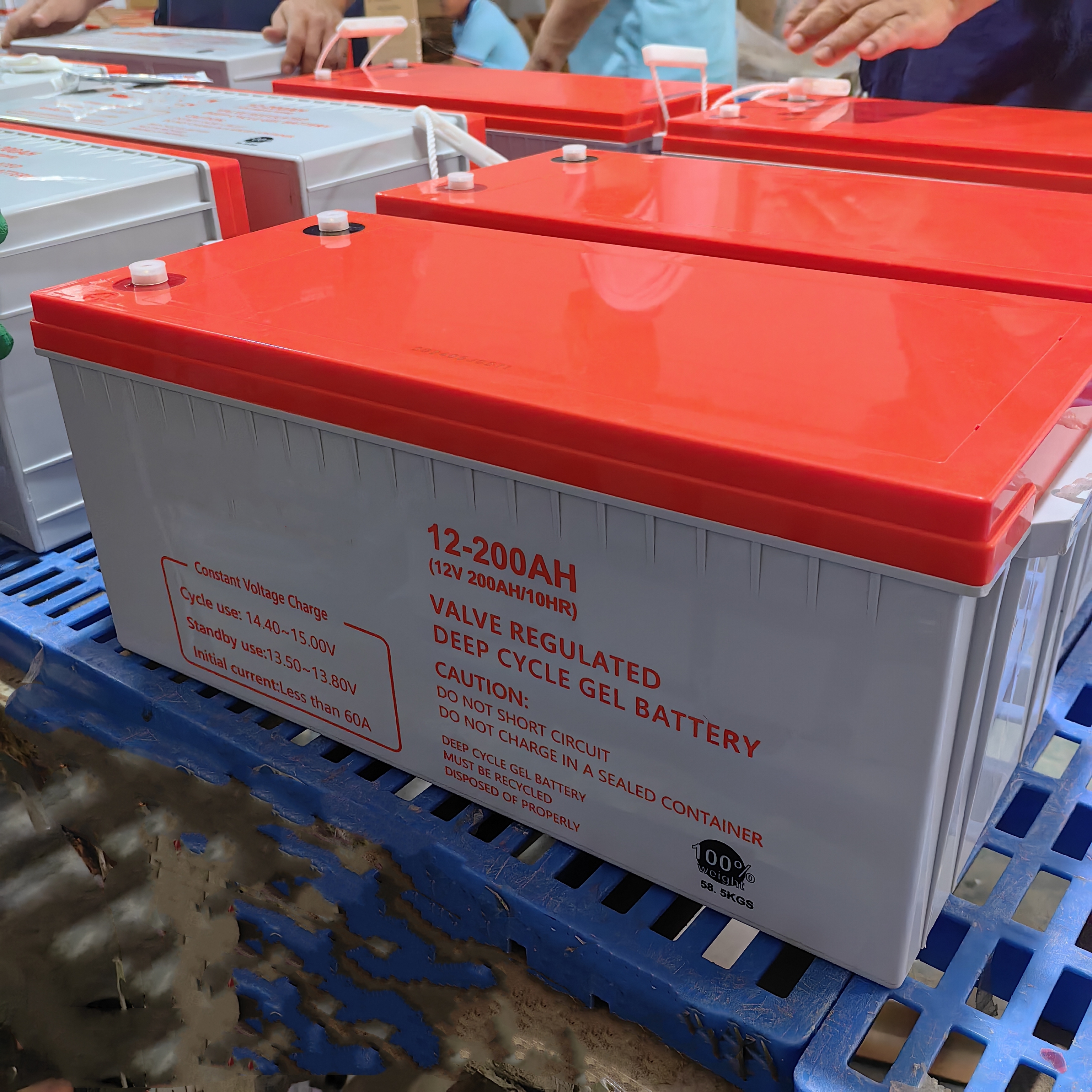 Batería de ciclo profundo recargable de la batería solar del gel de 200AH 12V para la Sistema Solar 