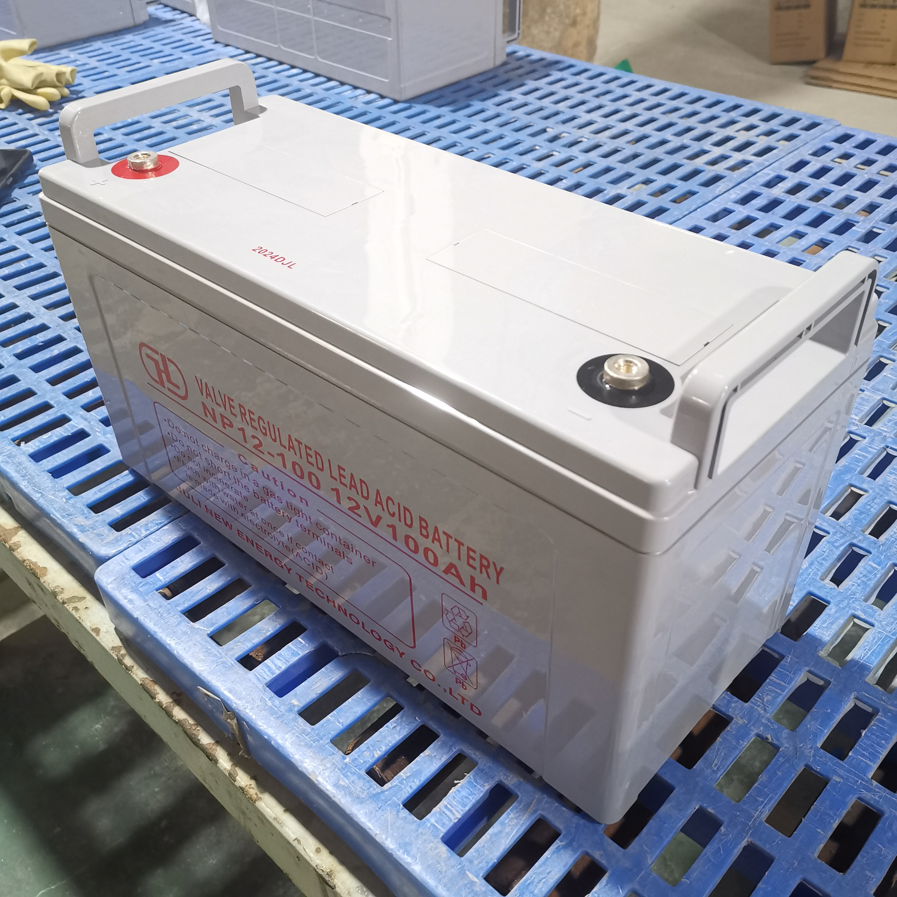 El hogar de alta calidad de la batería de plena potencia sube la batería de ciclo profundo 12v100ah para el Sistema Solar