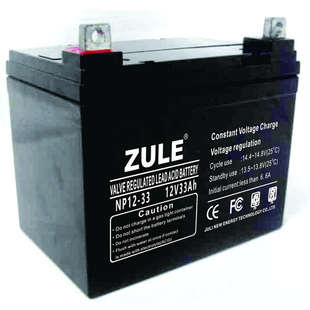 China fabricó la batería durable 12V33Ah ups de las baterías recargables 24v