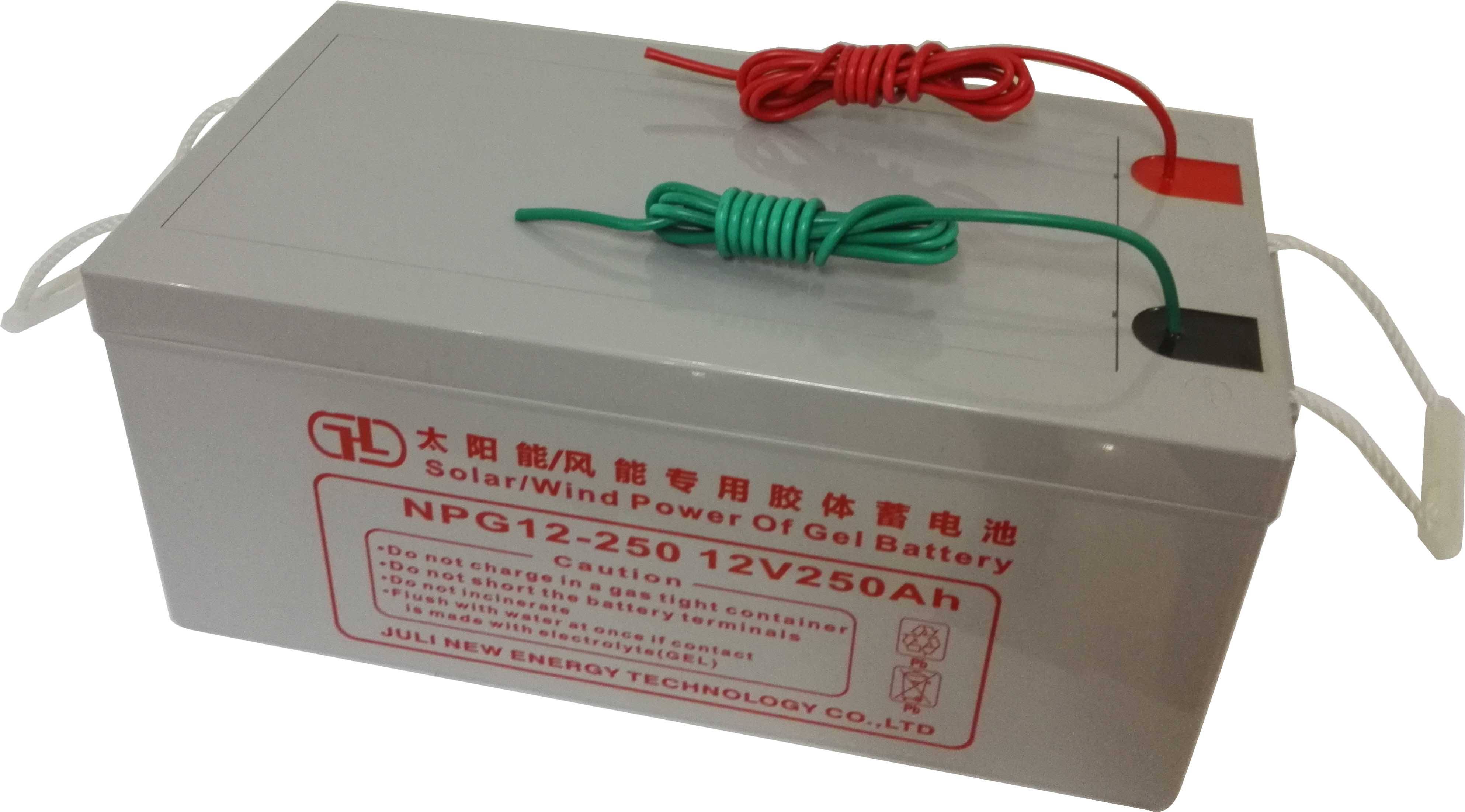 Batería de almacenamiento de energía de batería de gel 12V250Ah hecha en China para la Sistema Solar