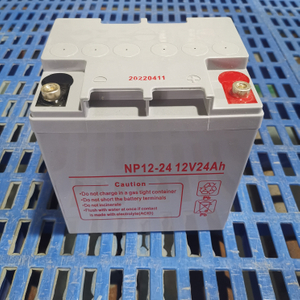 Batería recargable de plomo de plomo AGM de AGM 12V24AH Batería de alimentación de iluminación doméstica