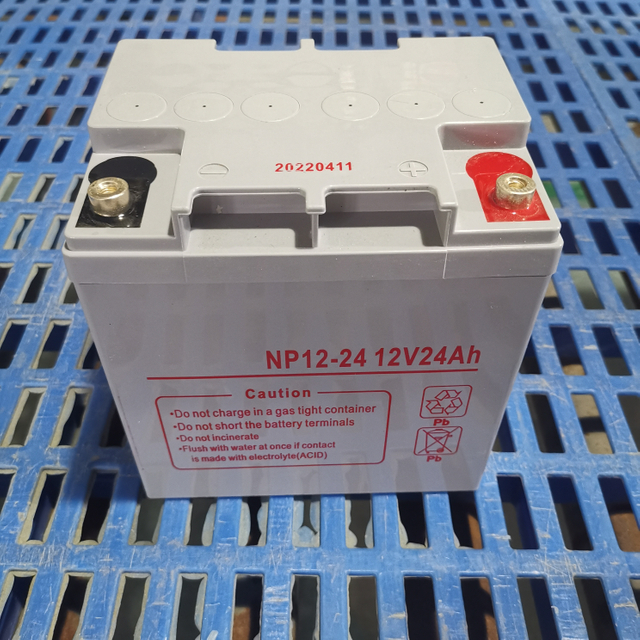 Batería recargable de plomo de plomo AGM de AGM 12V24AH Batería de alimentación de iluminación doméstica