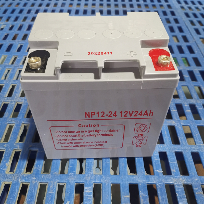 Batería recargable de plomo de plomo AGM de AGM 12V24AH Batería de alimentación de iluminación doméstica