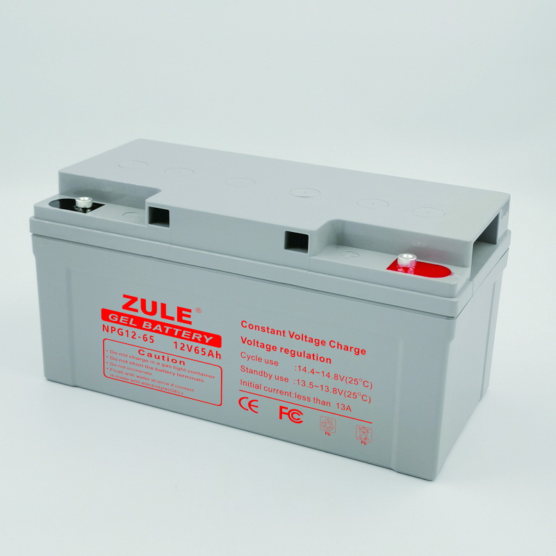 VRLA GEL Batería AGM12V 65AH Solar Use el ciclo profundo para el almacenamiento solar