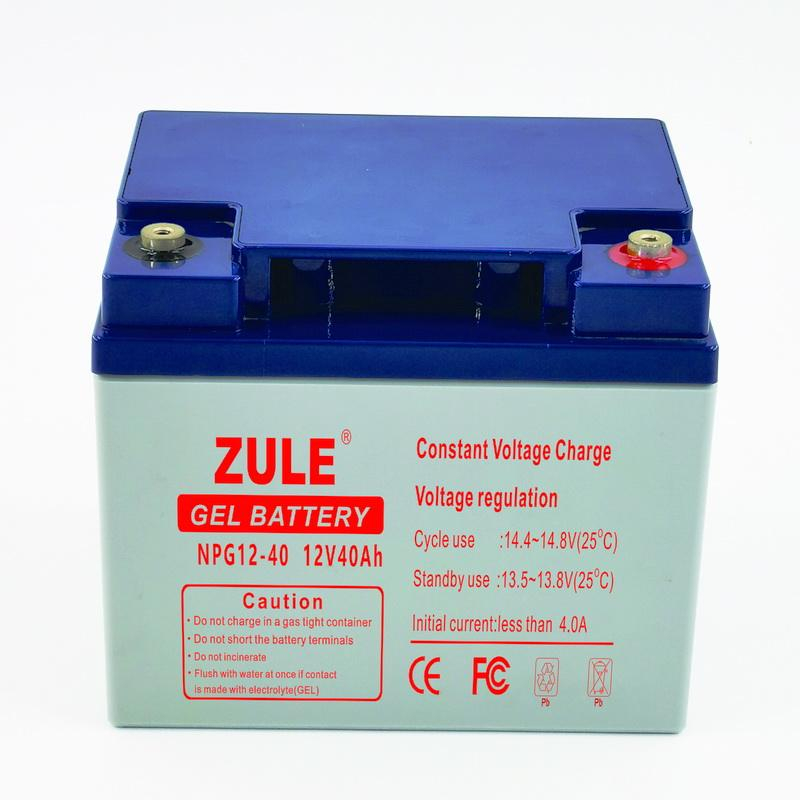 La calidad garantizó la batería solar del gel de la batería de la nueva energía de la batería del gel 12V40Ah