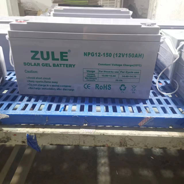 Batería de gel solar de ciclo profundo Batería de plomo recargable de 12 voltios150ah para almacenamiento solar