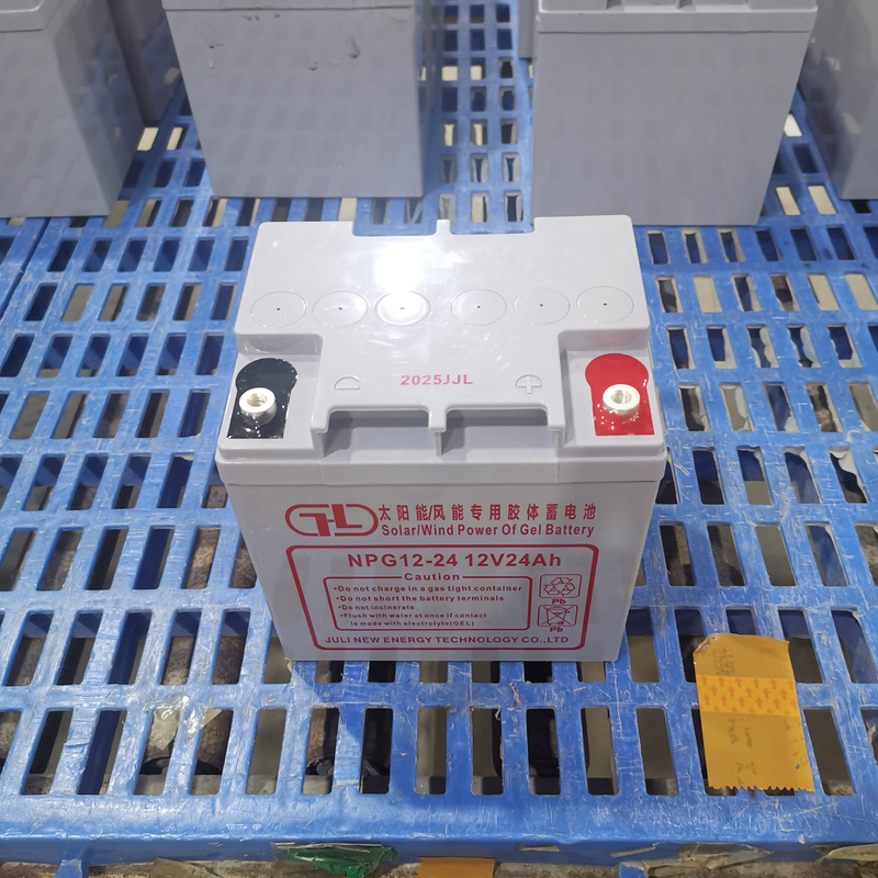 Batería de almacenamiento de energía solar de plomo ácido Batería de almacenamiento de energía de sistema pequeño sistema de sistemas 12 V24AH seguro y estable