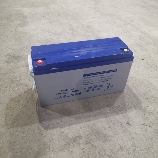 Batería de plomo-ácido optimizada de 12 V y 150 AH para un rendimiento superior y una vida útil prolongada en sistemas solares UPS