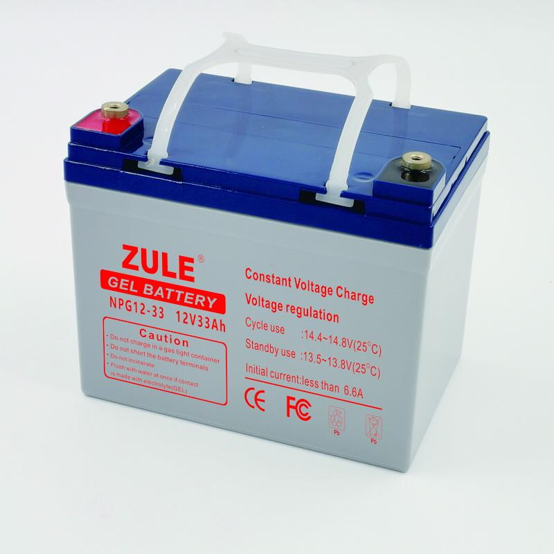 Buena calidad Batería de almacenamiento de energía para el hogar de 12V33Ah, batería de gel