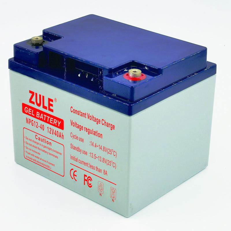 La calidad garantizó la batería solar del gel de la batería de la nueva energía de la batería del gel 12V40Ah