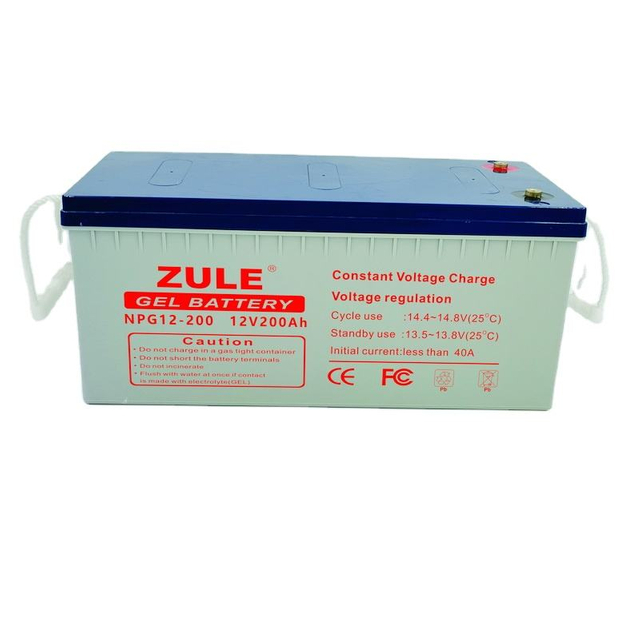 Fabricante de venta directa de batería de gel de ciclo profundo 12V200ah para sistema de almacenamiento de energía solar y energía de respaldo
