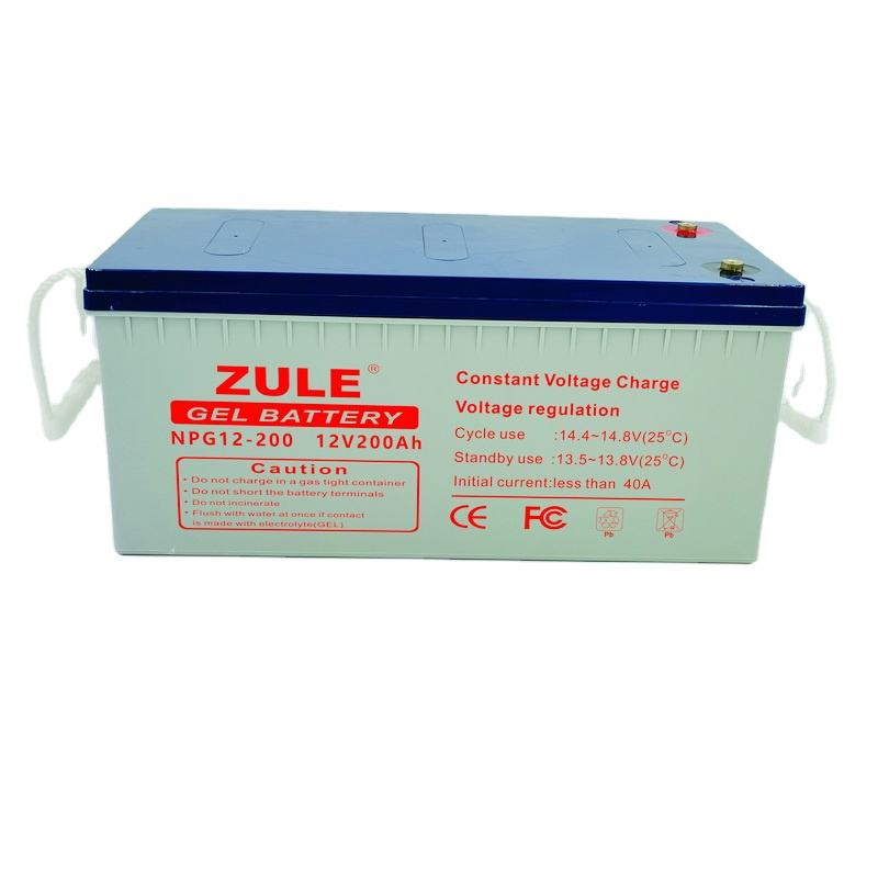 Fabricante de venta directa de batería de gel de ciclo profundo 12V200ah para sistema de almacenamiento de energía solar y energía de respaldo