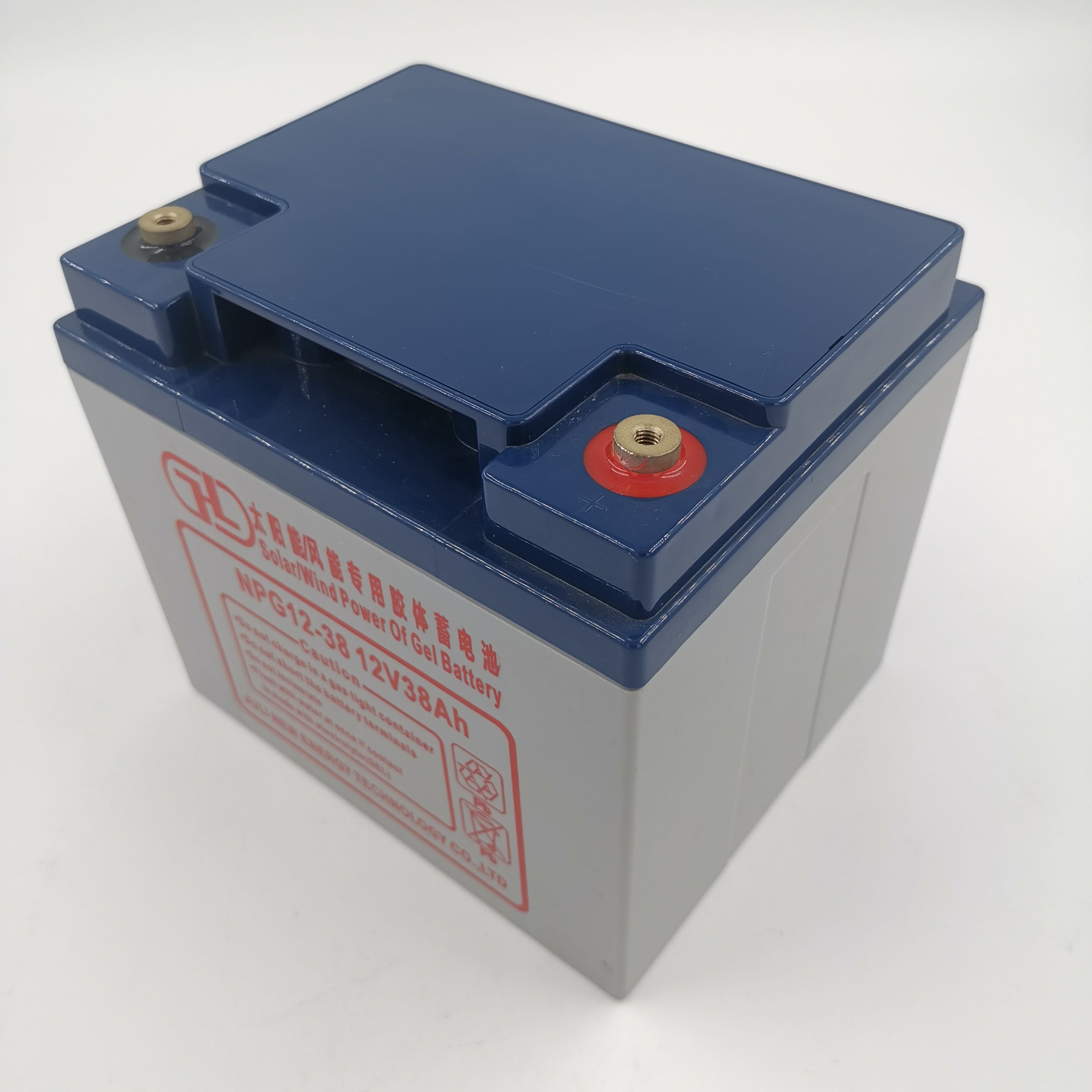 Batería solar recargable de la nueva energía de la batería del gel del acumulador de almacenamiento del punto de apoyo 12V38Ah de la larga vida