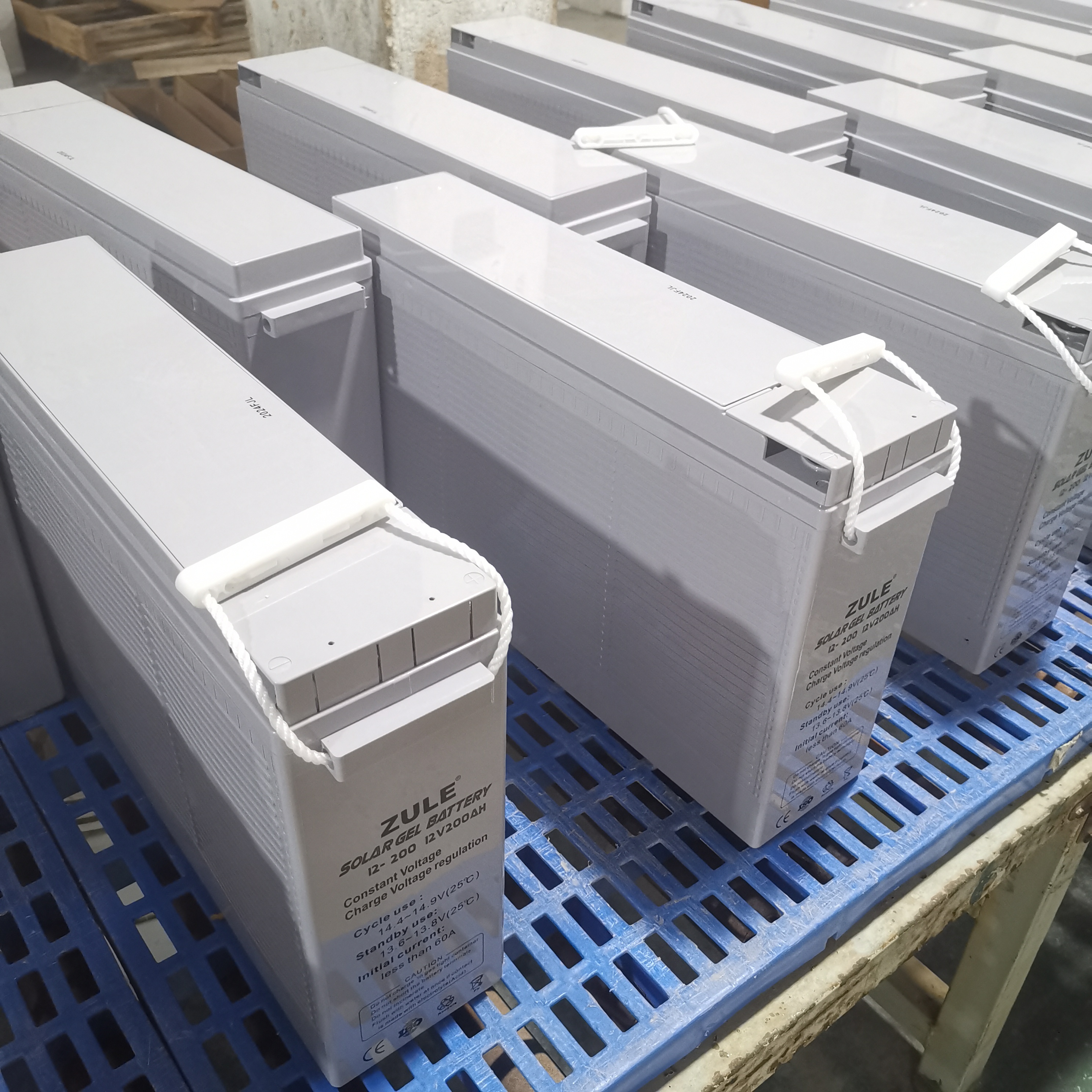 El terminal delantero de 12volt 200AH de la batería de ciclo profundo de gel adecuado para el sistema solar Solar UPS