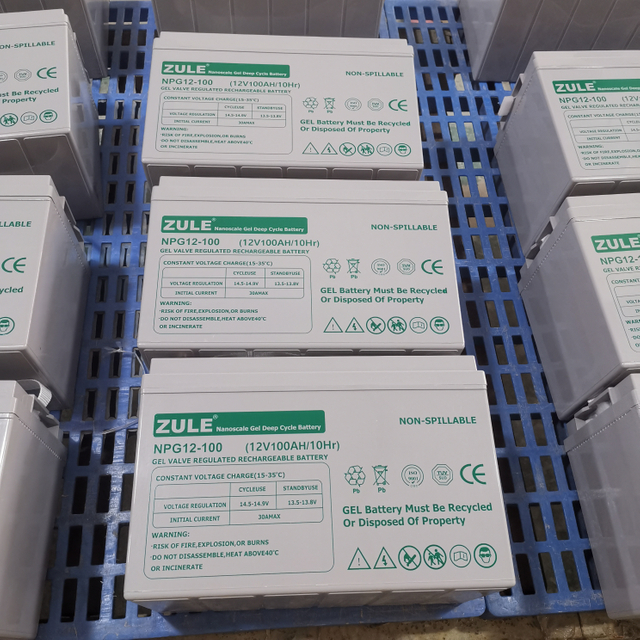 Baterías de gel de plomo-ácido directas de fábrica de alta calidad y alta eficiencia 12v100AH ​​Sistema solar de energía para el hogar