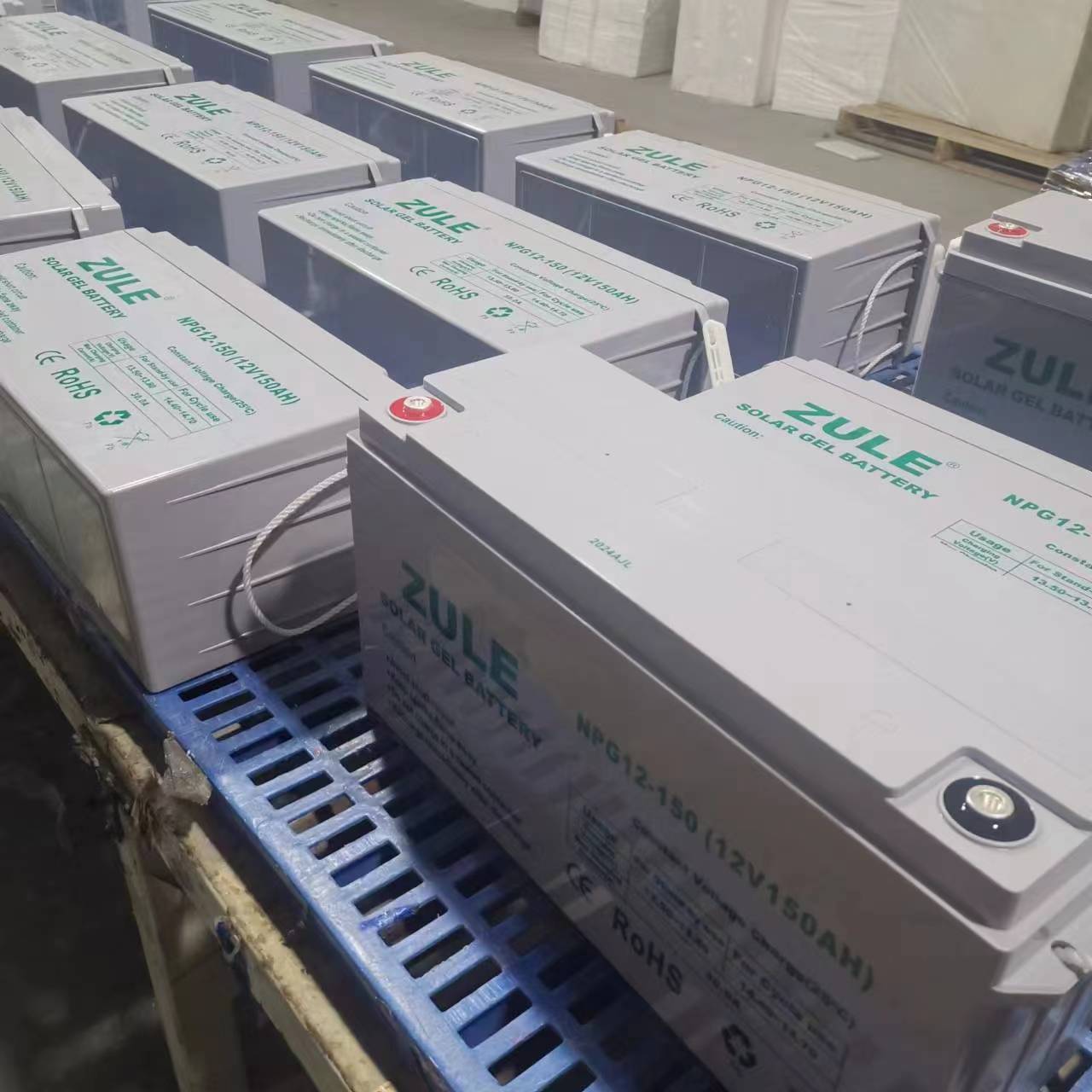 12V 150AH Batería coloidal solar: almacenamiento de energía confiable para sistemas solares y aplicaciones de respaldo