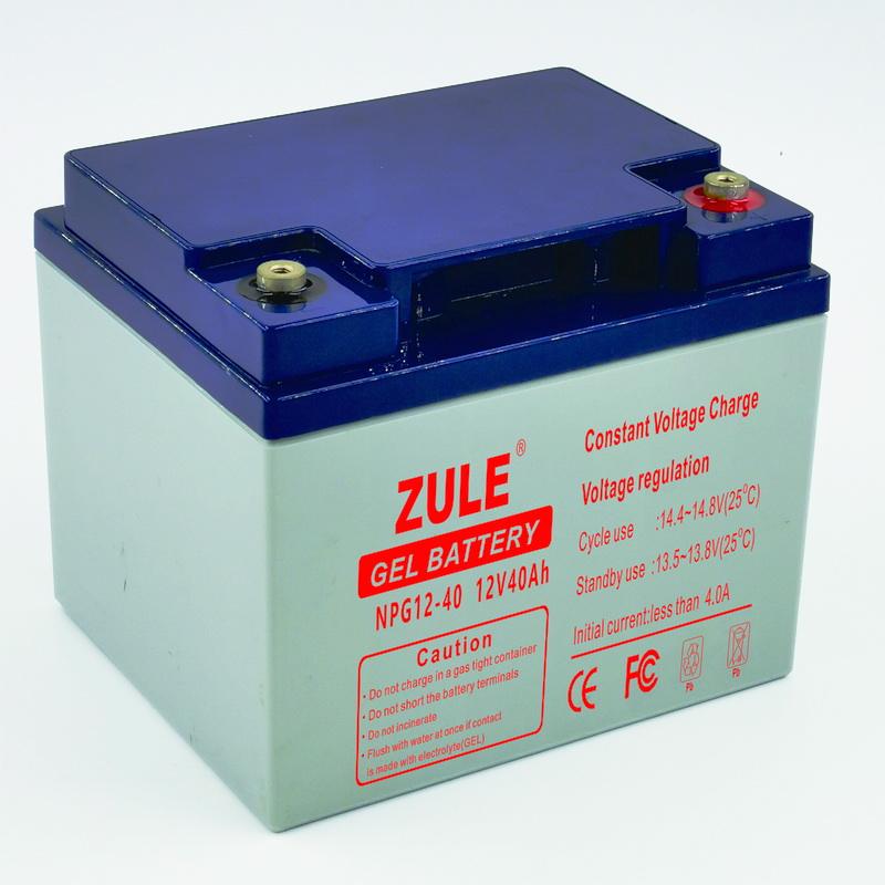 La calidad garantizó la batería solar del gel de la batería de la nueva energía de la batería del gel 12V40Ah