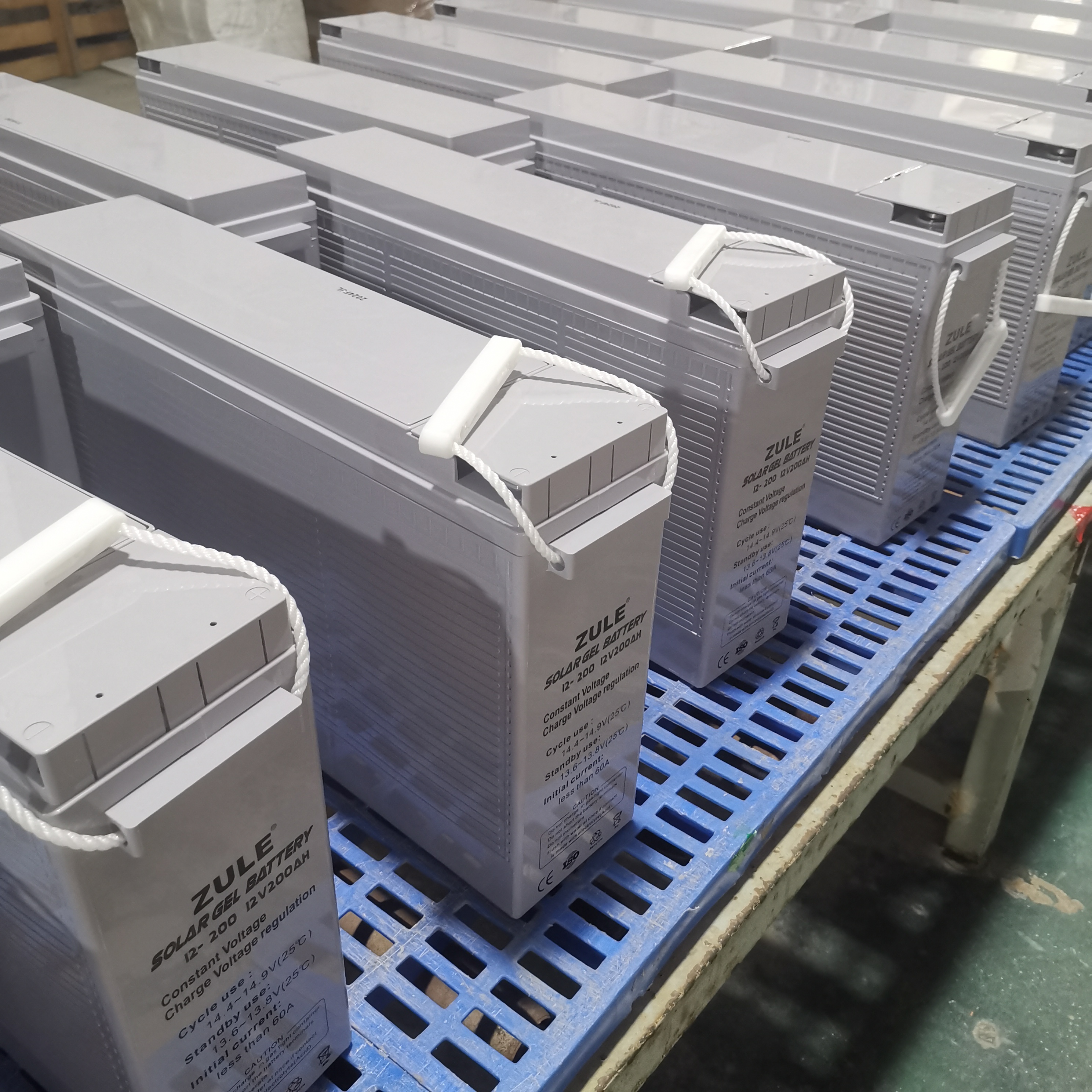 El terminal delantero de 12volt 200AH de la batería de ciclo profundo de gel adecuado para el sistema solar Solar UPS