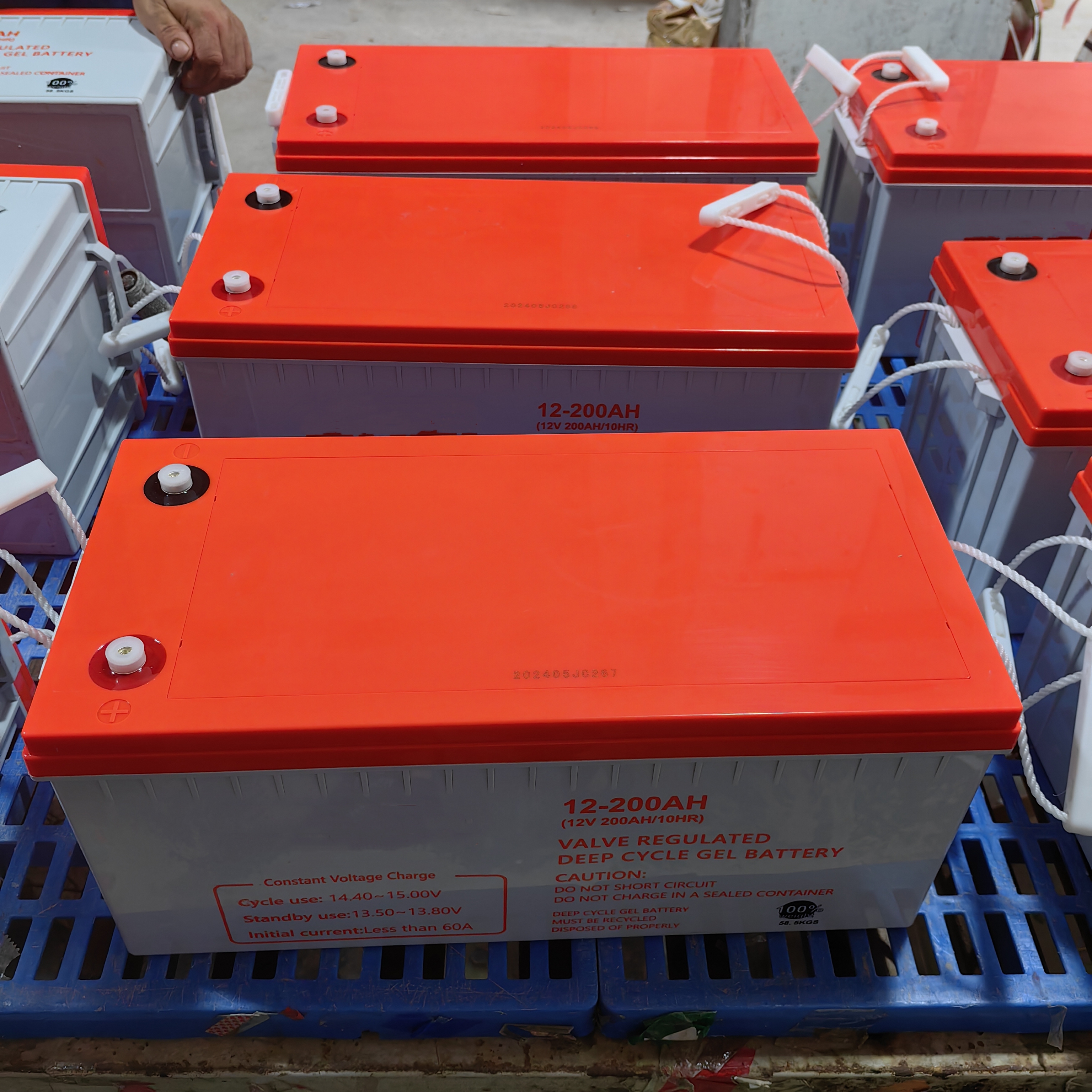 Batería de ciclo profundo recargable de la batería solar del gel de 200AH 12V para la Sistema Solar 