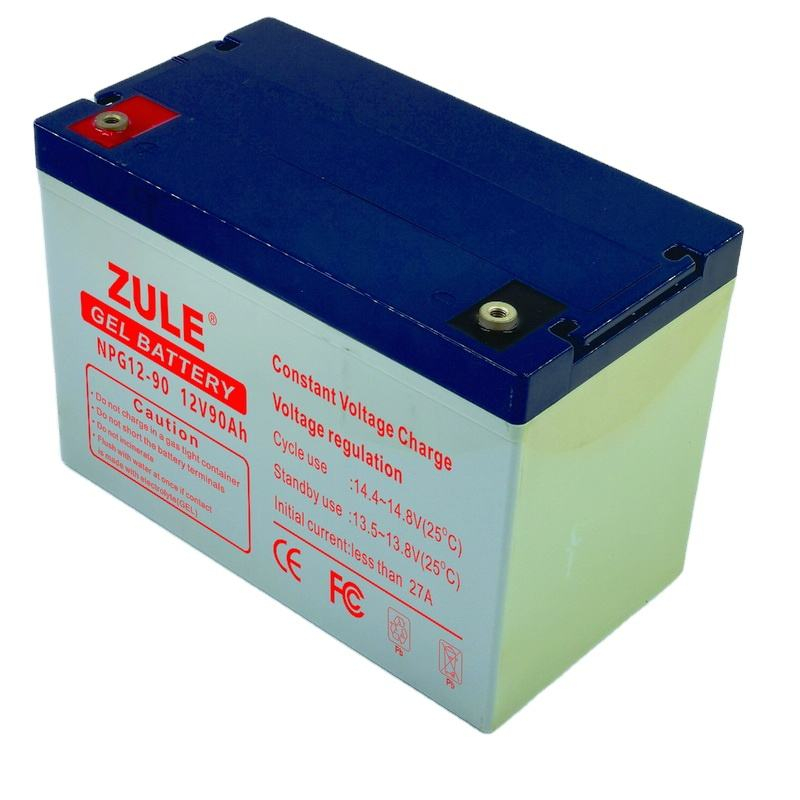 Baterías eléctricas de la batería de gel de la batería de almacenamiento de energía solar del precio barato 12V90Ah de China