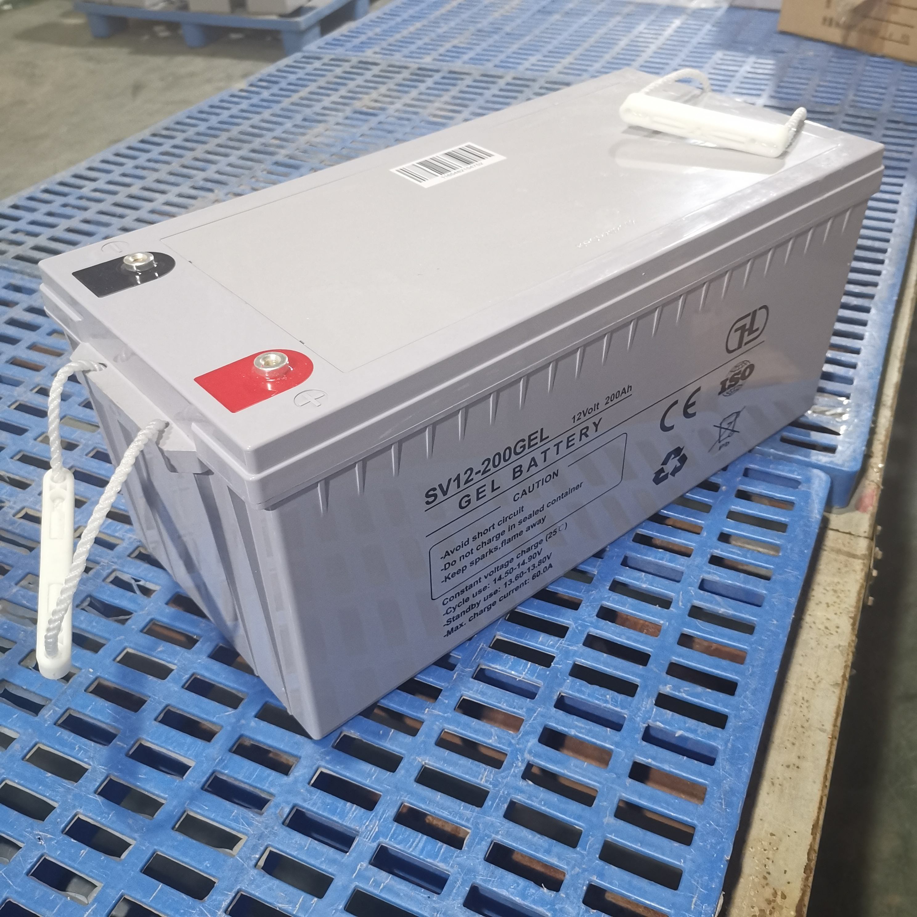 Fabricante de venta directa de batería de gel de ciclo profundo 12V200ah para sistema de almacenamiento de energía solar y energía de respaldo