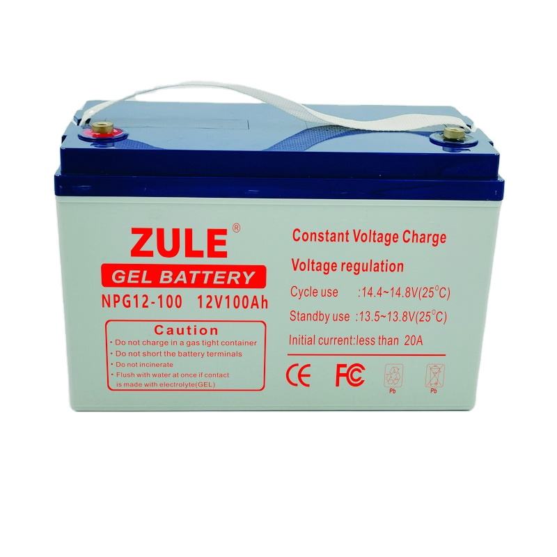 Batería de alto voltaje profesional de la batería del gel de la batería del panel solar del proveedor 12v100ah del OEM