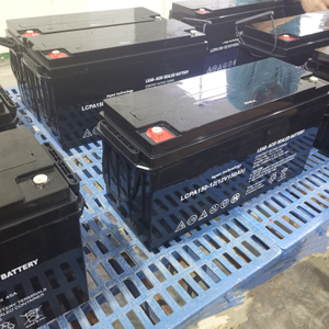 Batería AGM de alta capacidad de circulación de batería de plomo-ácido de ciclo profundo de alto estaño 12v150AH para sistema de energía solar
