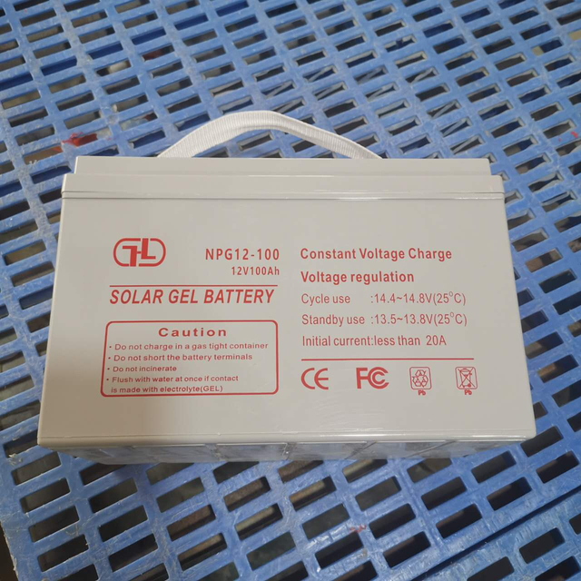 Batería solar recargable solar del gel de la batería 12v100ah de Vrla del funcionamiento excelente de la seguridad