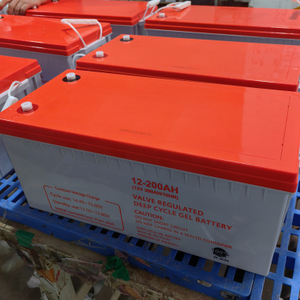 Batería de ciclo profundo recargable de la batería solar del gel de 200AH 12V para la Sistema Solar 