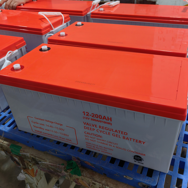 Batería de ciclo profundo recargable de la batería solar del gel de 200AH 12V para la Sistema Solar 